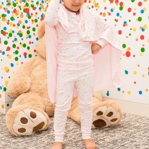 GIGGLE Pink Constellation toddler pajamas